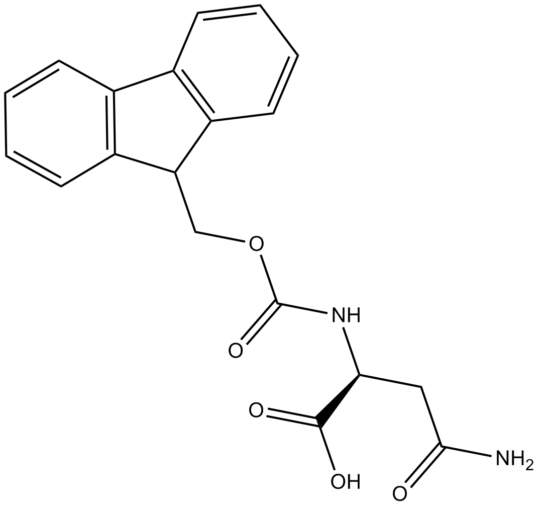 Fmoc-Asn-OH Chemische Struktur