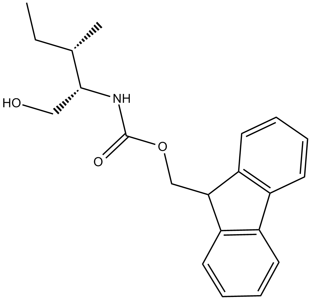 Fmoc-isoleucinol 化学構造