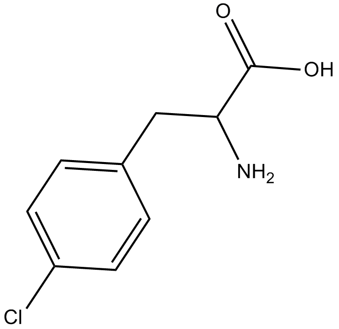 H-Phe(4-Cl)-OH 化学構造