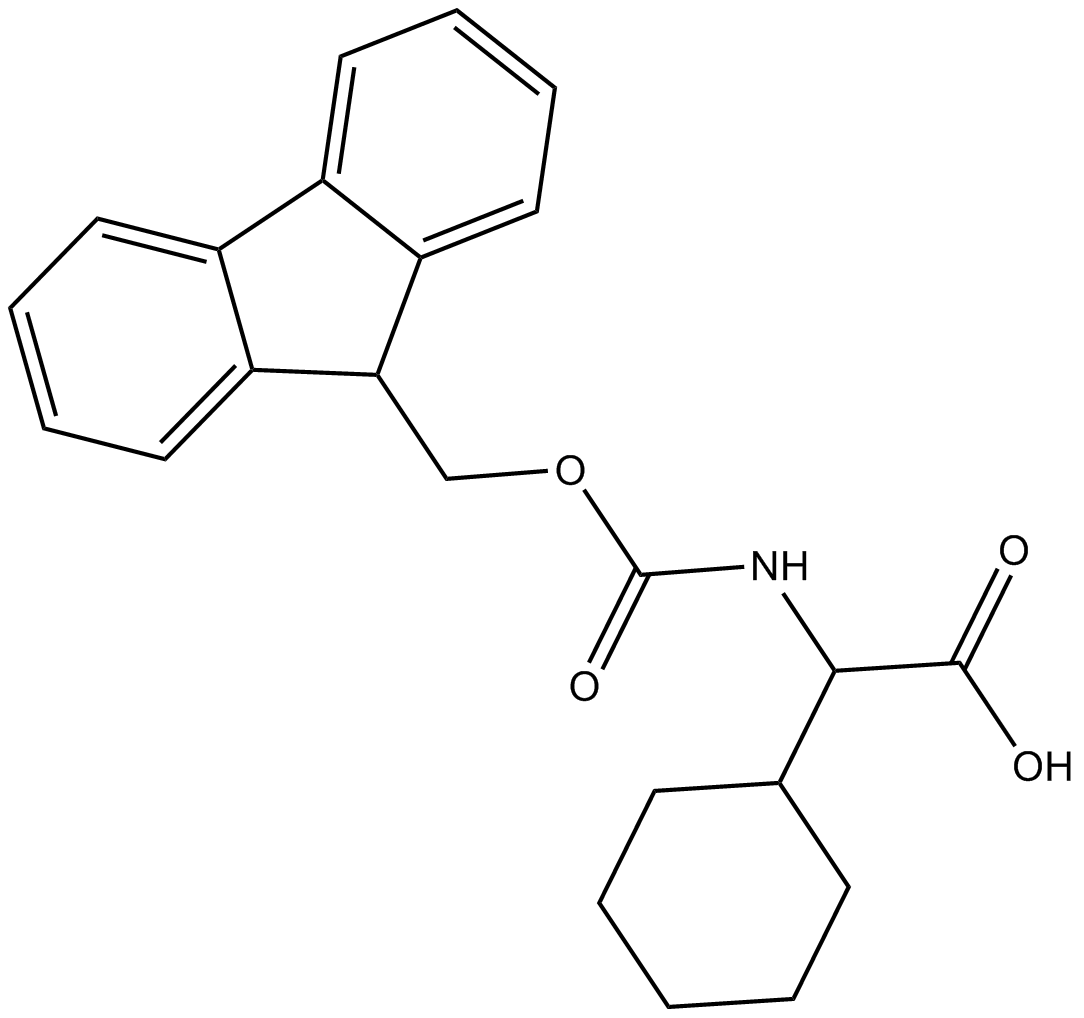 Fmoc-Chg-OH  Chemical Structure