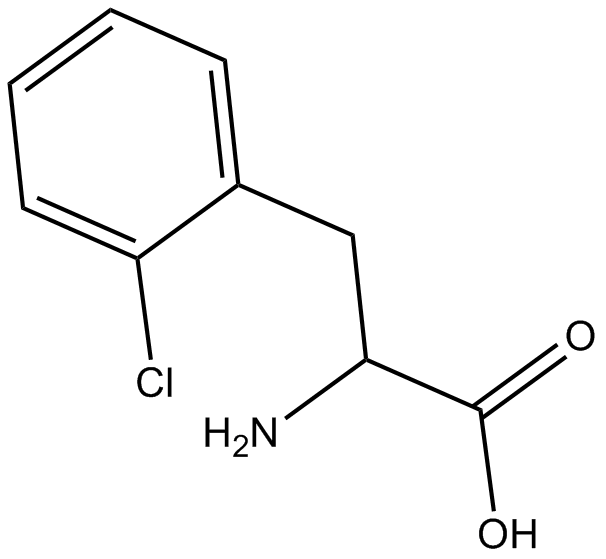H-Phe(2-Cl)-OH التركيب الكيميائي