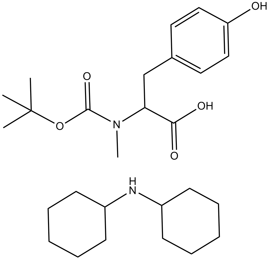 Boc-N-Me-Tyr-OH.DCHA  Chemical Structure