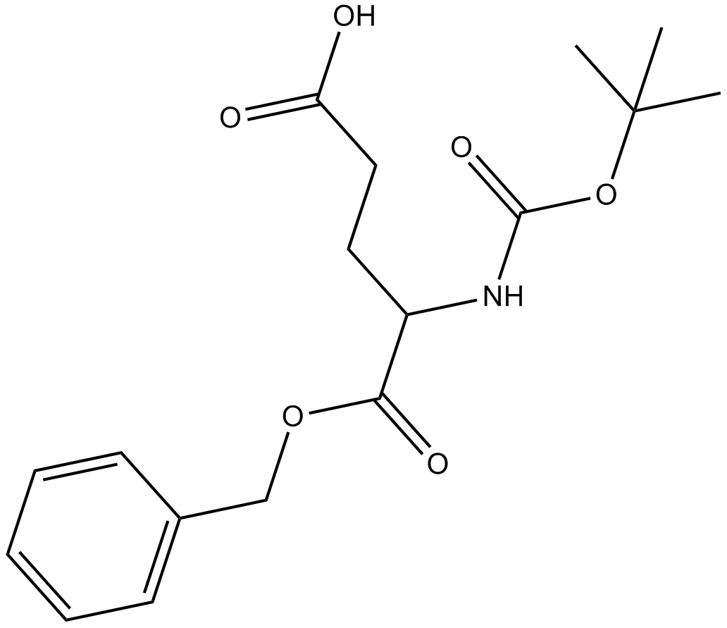 Boc-D-Glu-OBzl  Chemical Structure