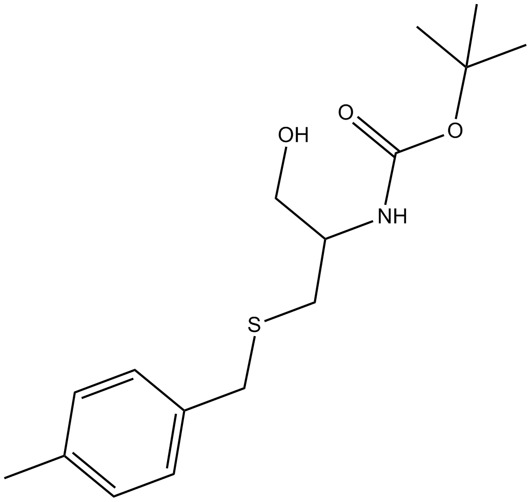 Boc-Cysteinol(pMeBzl)  Chemical Structure