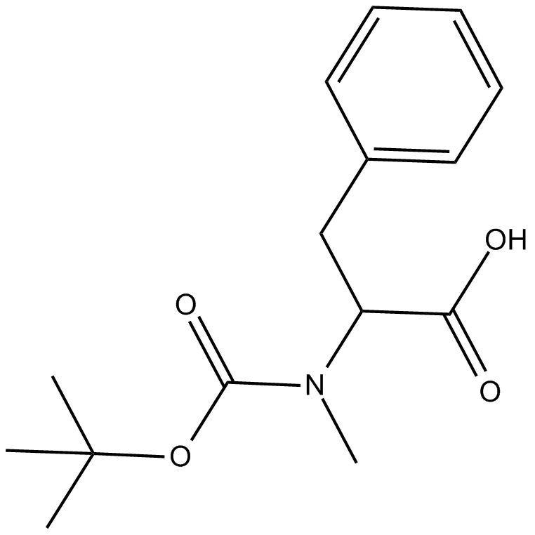 Boc-N-Me-Phe-OH Chemische Struktur