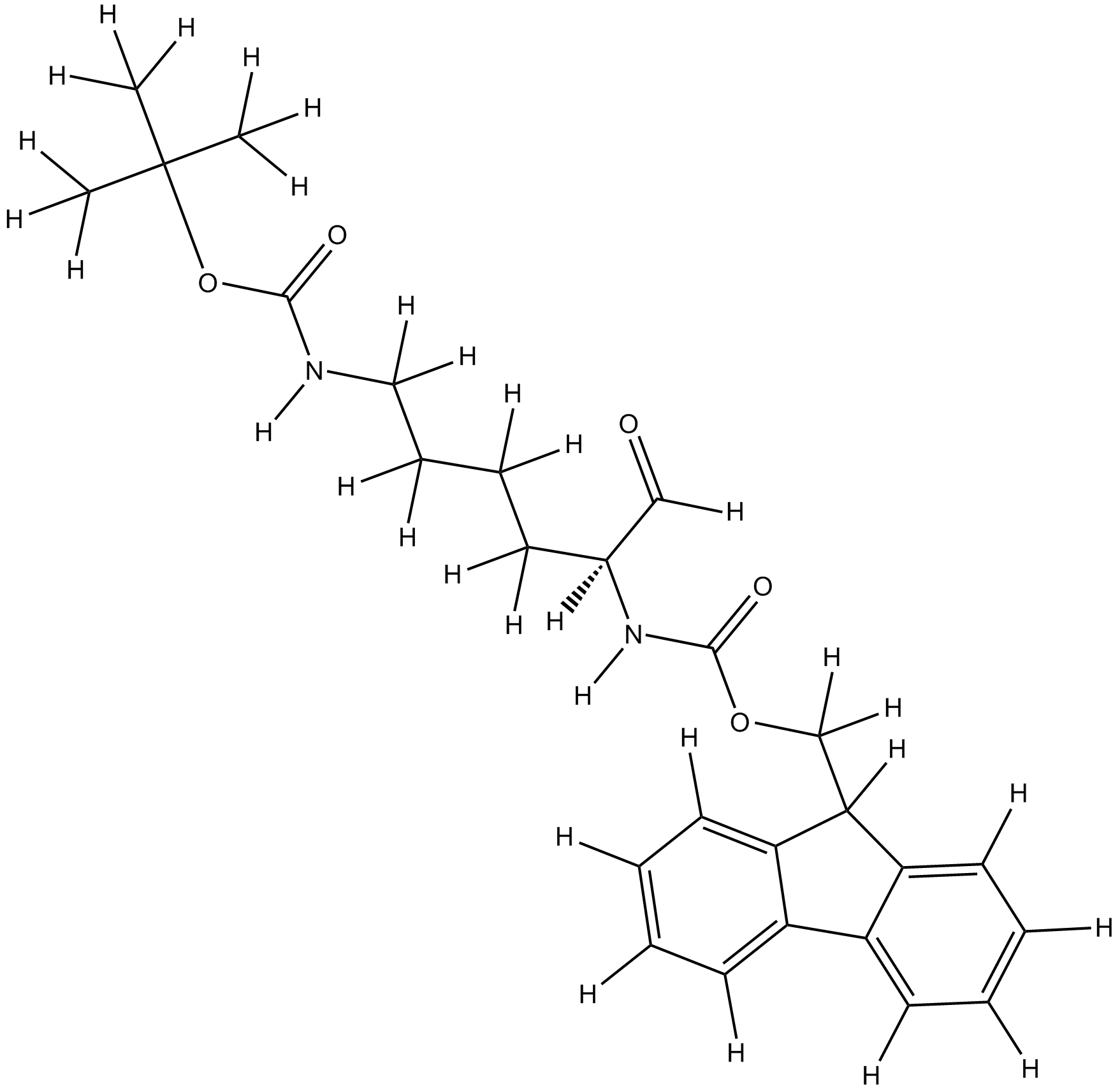 Fmoc-Lys(Boc)-Wang resin  Chemical Structure