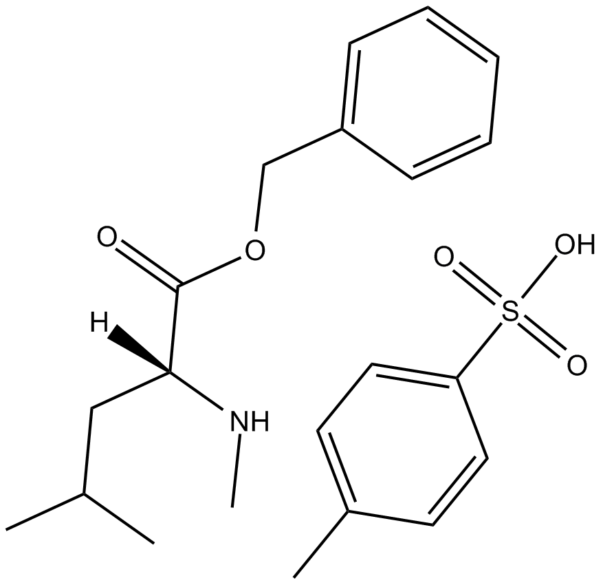 H-D-N-Me-Leu-OBzl.TosOH  Chemical Structure