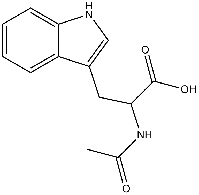 Ac-Trp-OH  Chemical Structure
