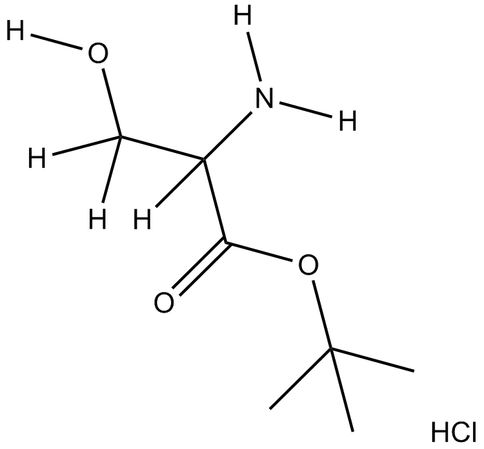 H-DL-Ser-OtBu·HCl Chemische Struktur
