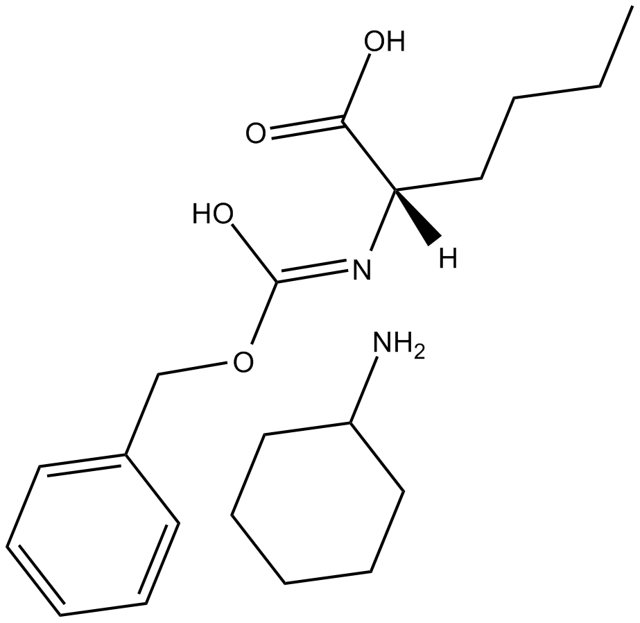 Z-Nle-OH.CHA التركيب الكيميائي