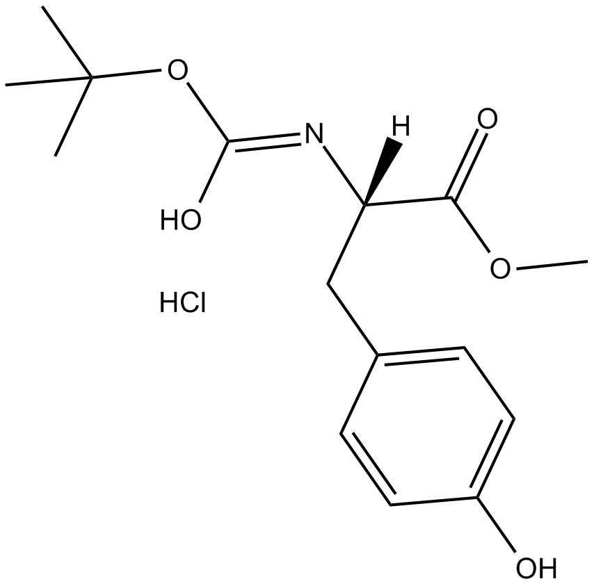 Boc-Tyr-Ome.HCl Chemische Struktur