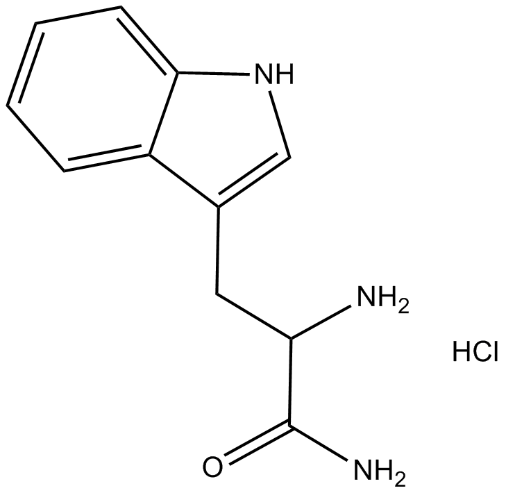 H-Trp-NH2·HCl 化学構造