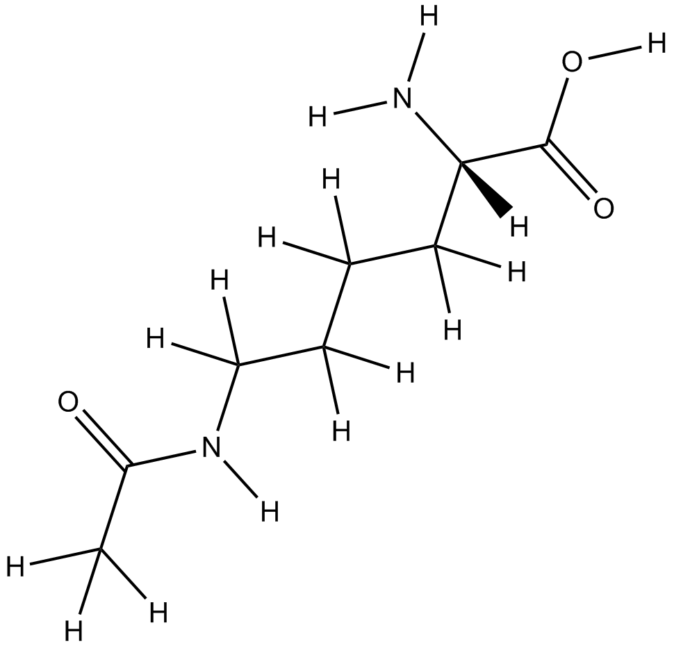 H-Lys(Ac)-OH.HCl Chemical Structure