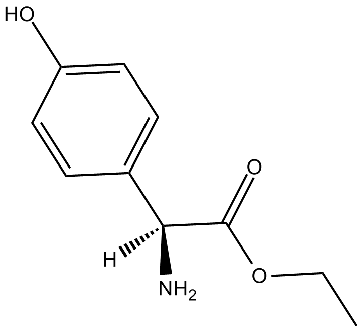 H-Phg(4-OH)-Oet 化学構造