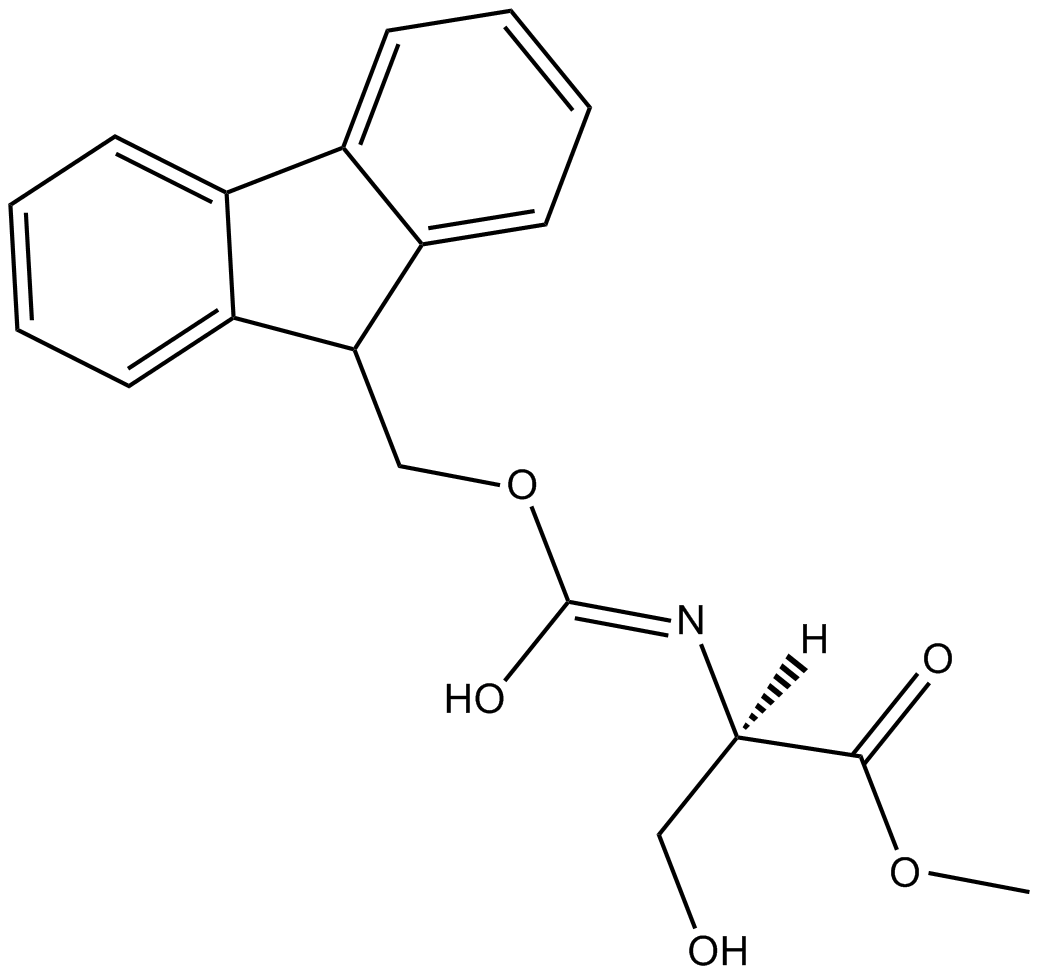 Fmoc-D-Ser-OMe  Chemical Structure