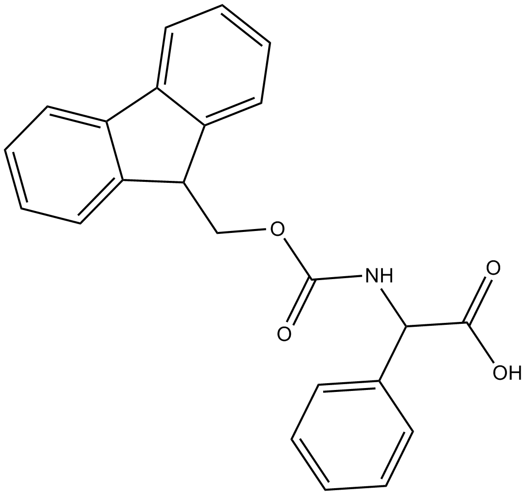 Fmoc-D-Phg-OH Chemische Struktur