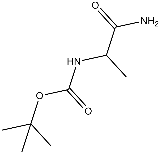 Boc-D-Ala-NH2  Chemical Structure