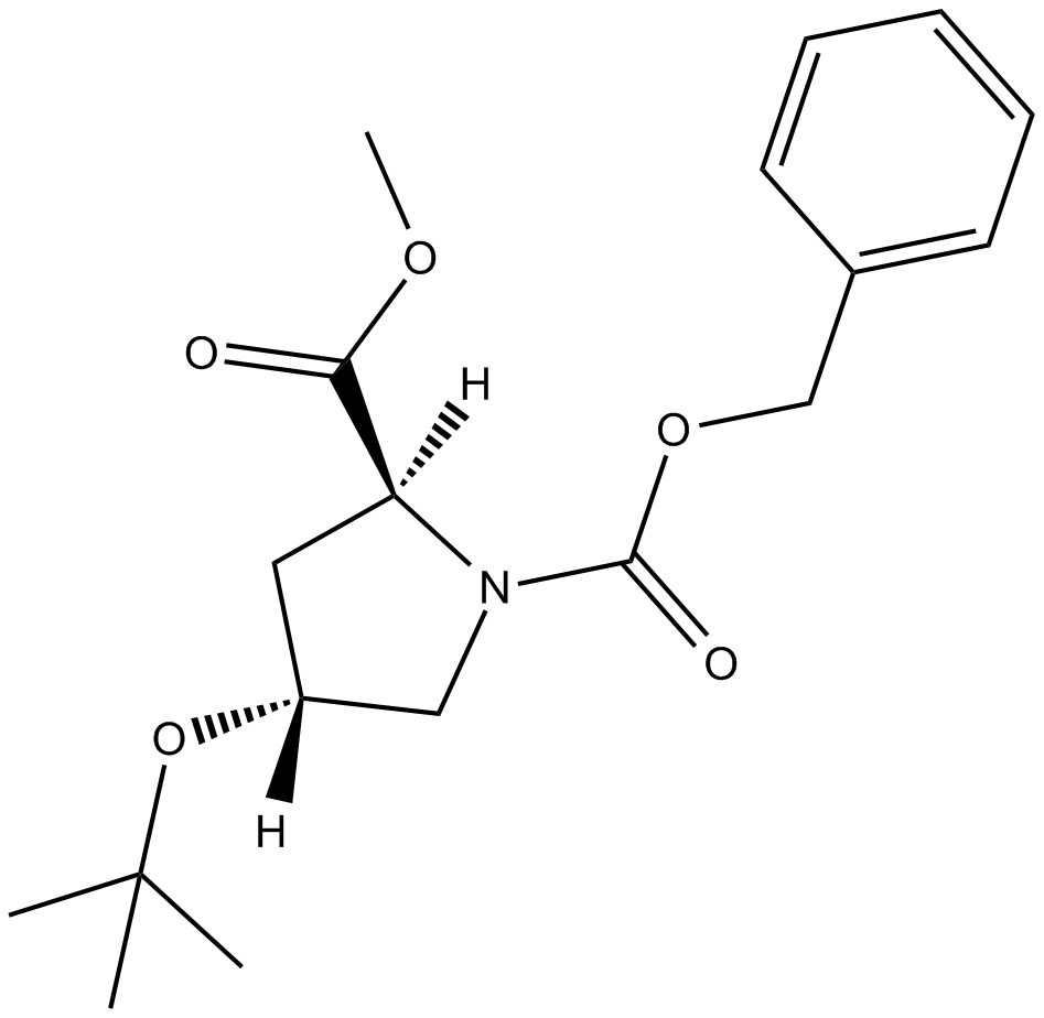 Z-Hyp(tBu)-Ome Chemische Struktur
