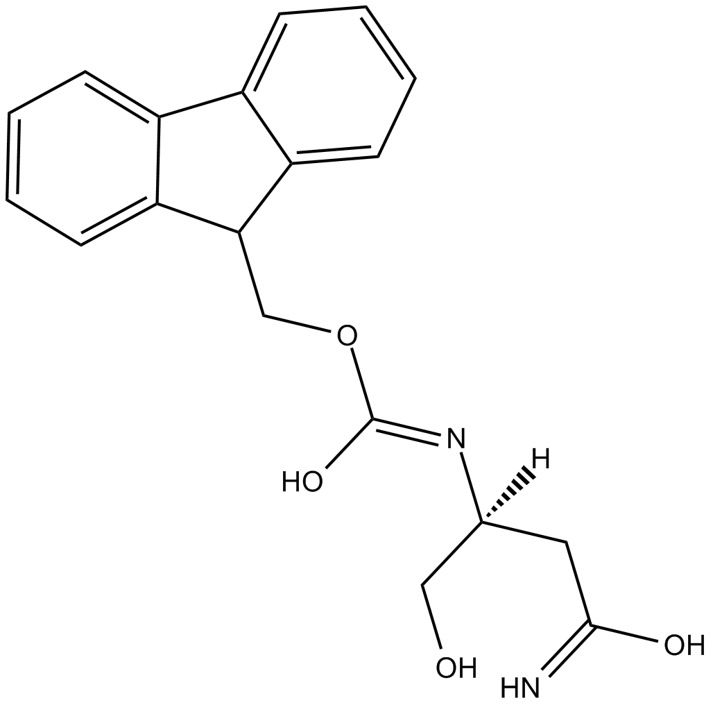 Fmoc-Asparaginol 化学構造