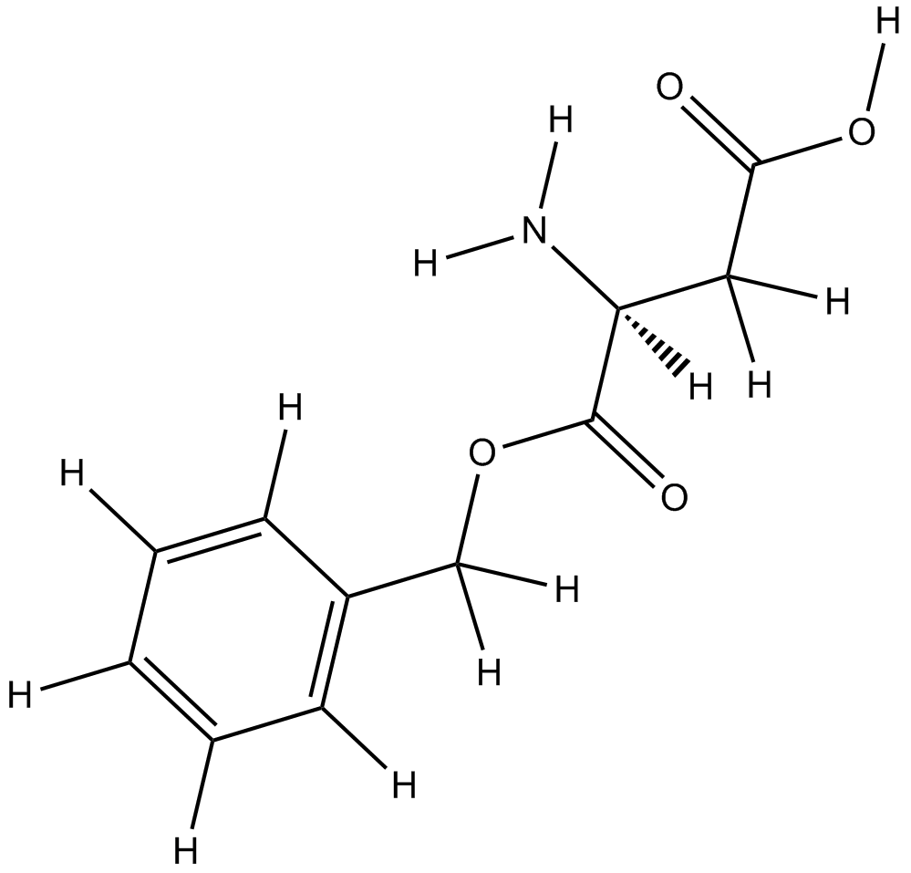 H-Asp-OBzl.HCl Chemische Struktur