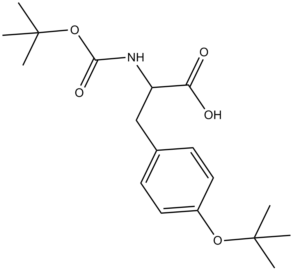Boc-Tyr(tBu)-OH Chemische Struktur