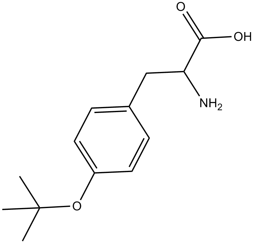 H-Tyr(tBu)-OH 化学構造