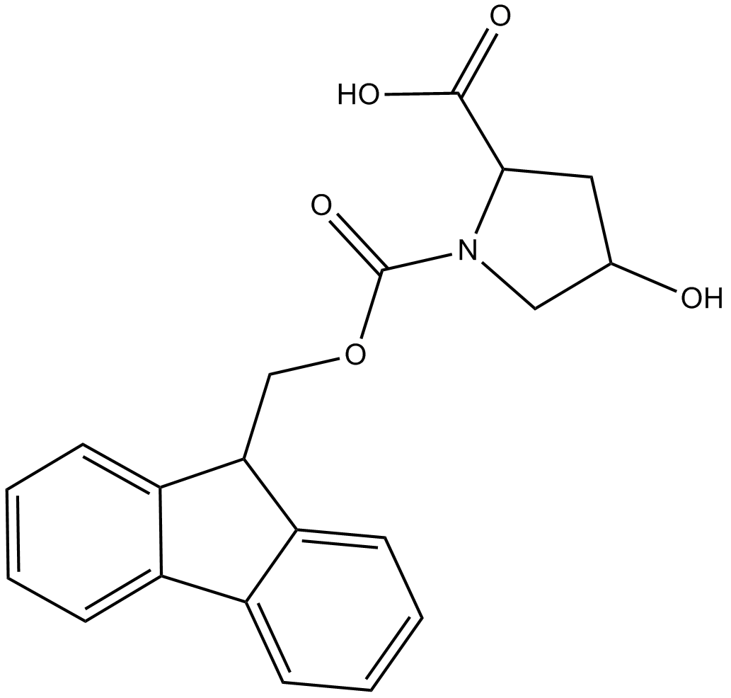 Fmoc-Hyp-OH  Chemical Structure