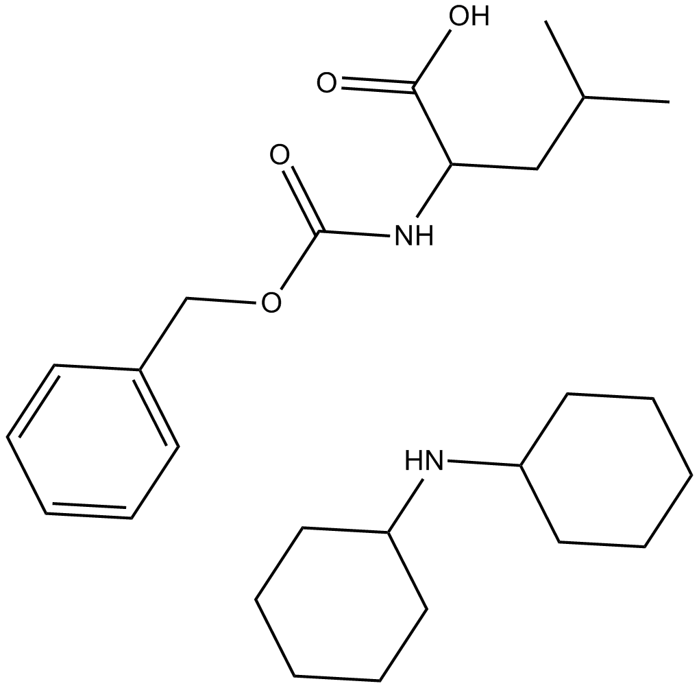Z-Leu-OH·DCHA  Chemical Structure