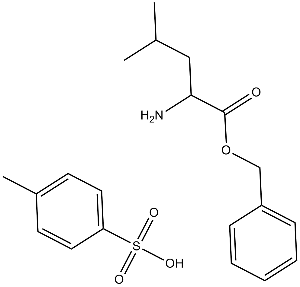H-D-Leu-OBzl.TosOH  Chemical Structure