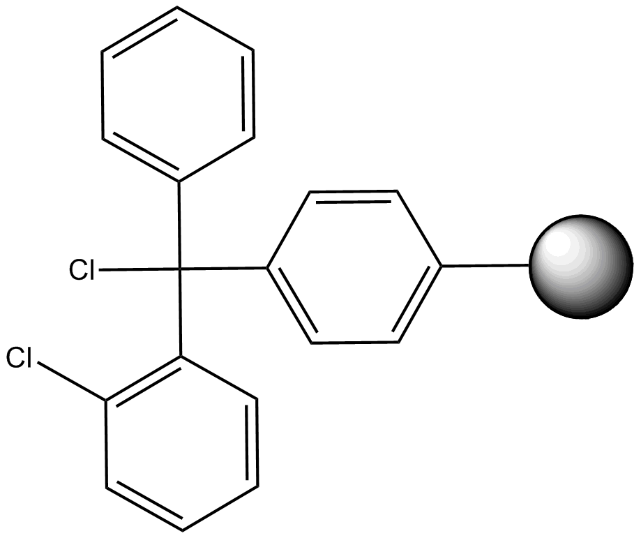 2-Chlorotrityl Chloride Resin  Chemical Structure