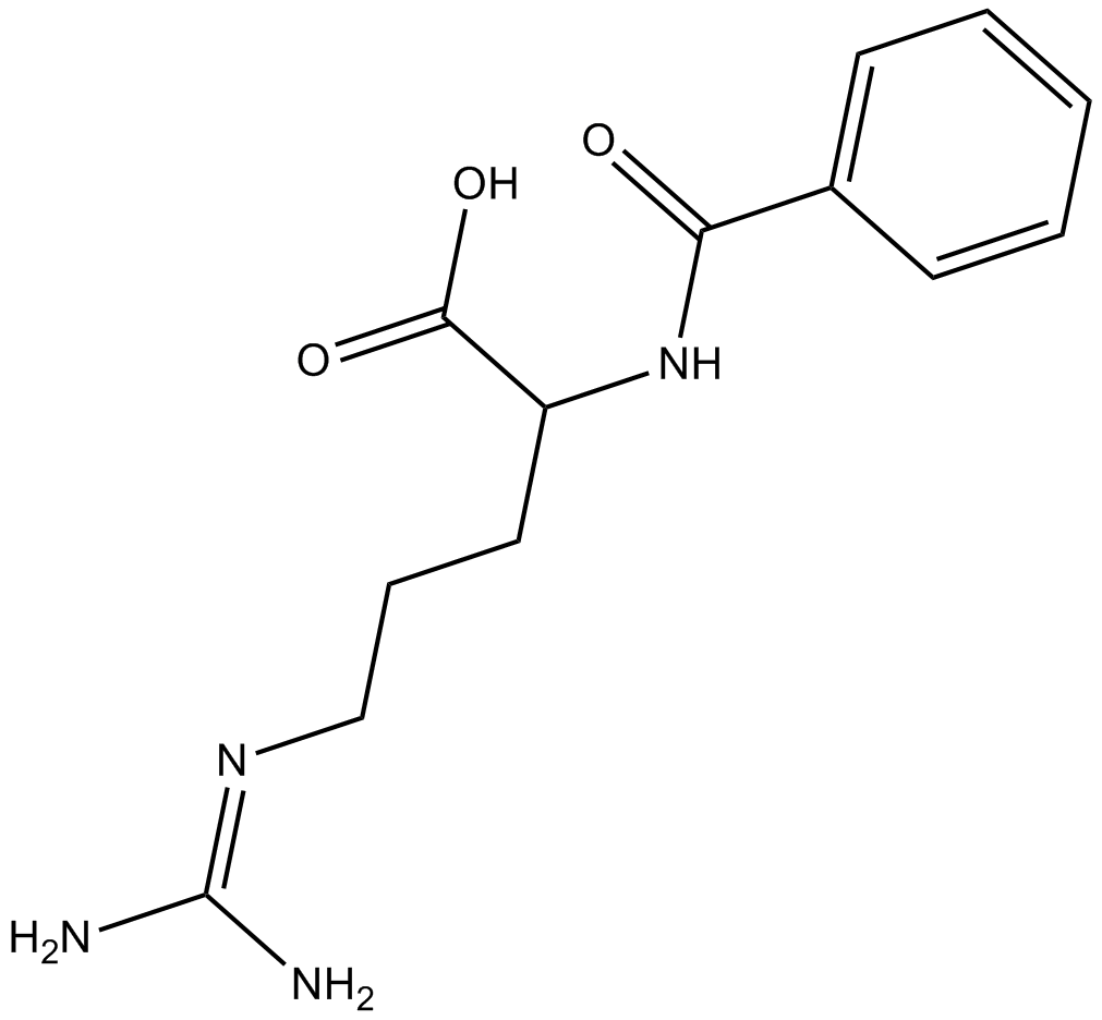 Bz-Arg-OH Chemische Struktur