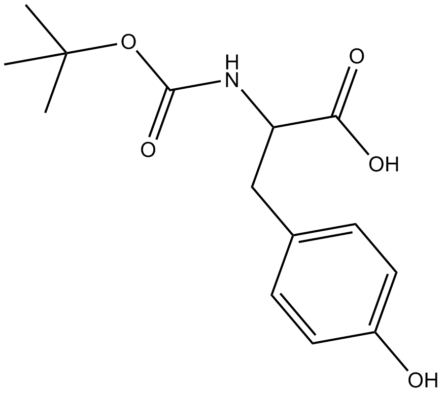 Boc-D-Tyr-OH  Chemical Structure