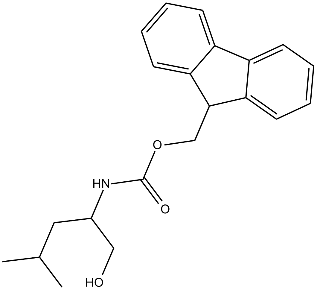 Fmoc-Leu-ol Chemische Struktur