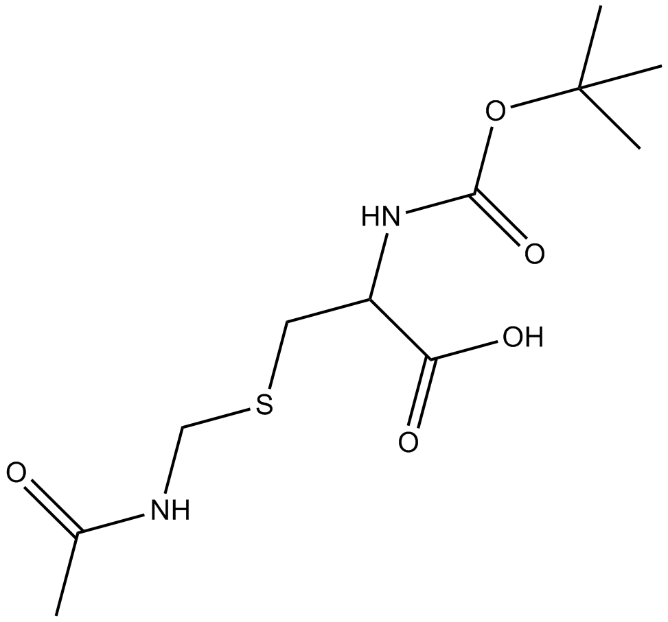 Boc-Cys(Acm)-OH  Chemical Structure