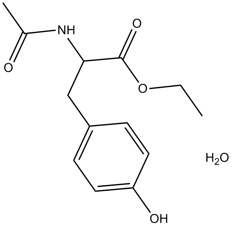 Ac-Tyr-OEt.H2O  Chemical Structure