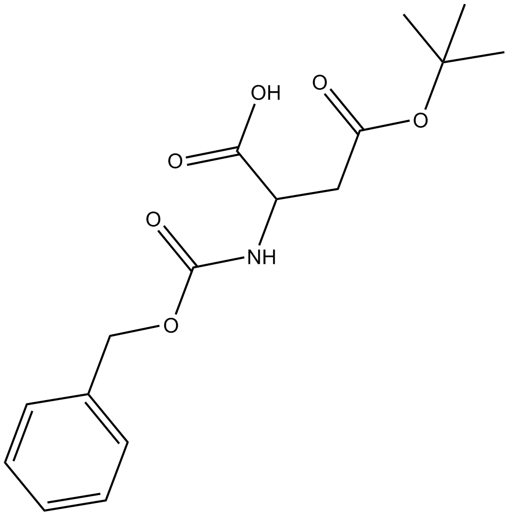 Z-Asp-OtBu Chemische Struktur