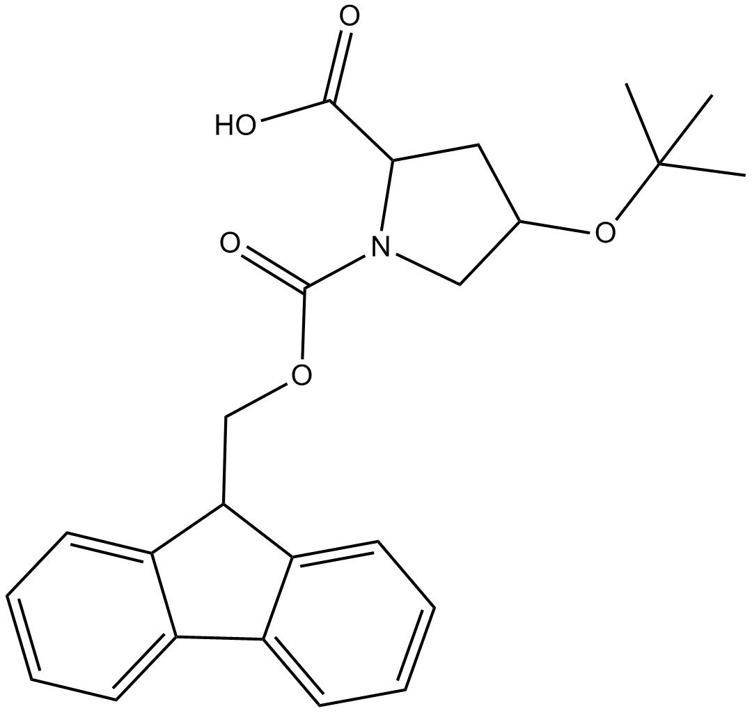 Fmoc-Hyp(tBu)-OH  Chemical Structure