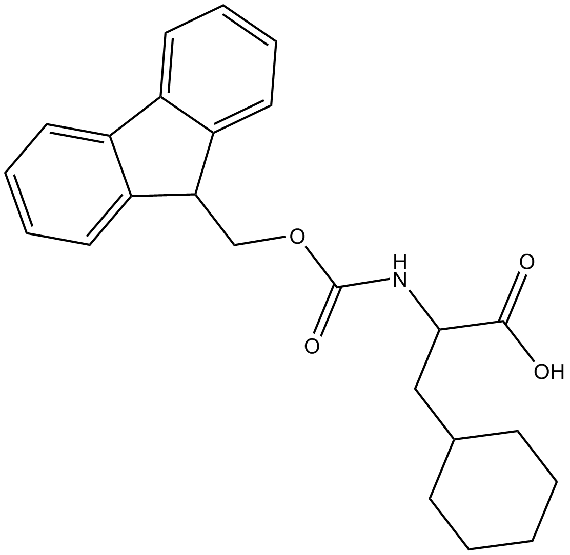 Fmoc-Cha-OH  Chemical Structure