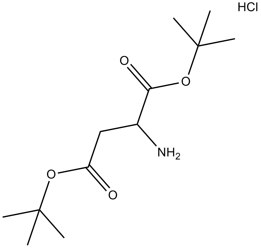 H-Asp(OtBu)-OtBu·HCl  Chemical Structure