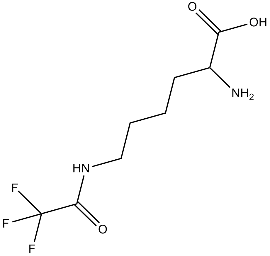 H-Lys(Tfa)-OH التركيب الكيميائي