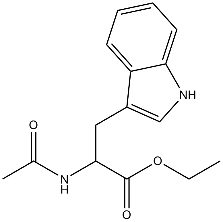 Ac-Trp-OEt  Chemical Structure