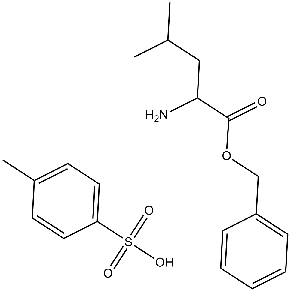 H-Leu-OBzl·TosOH 化学構造