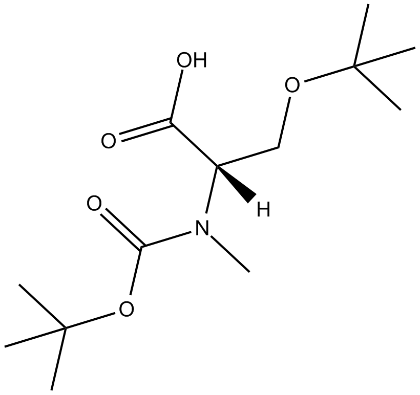 Boc-N-Me-Ser(tBu)-OH  Chemical Structure