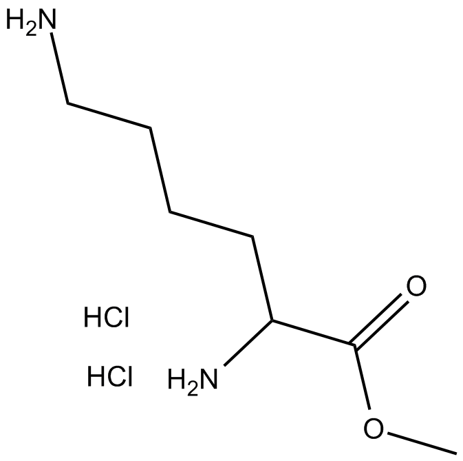 H-D-Lys-OMe.2HCl 化学構造