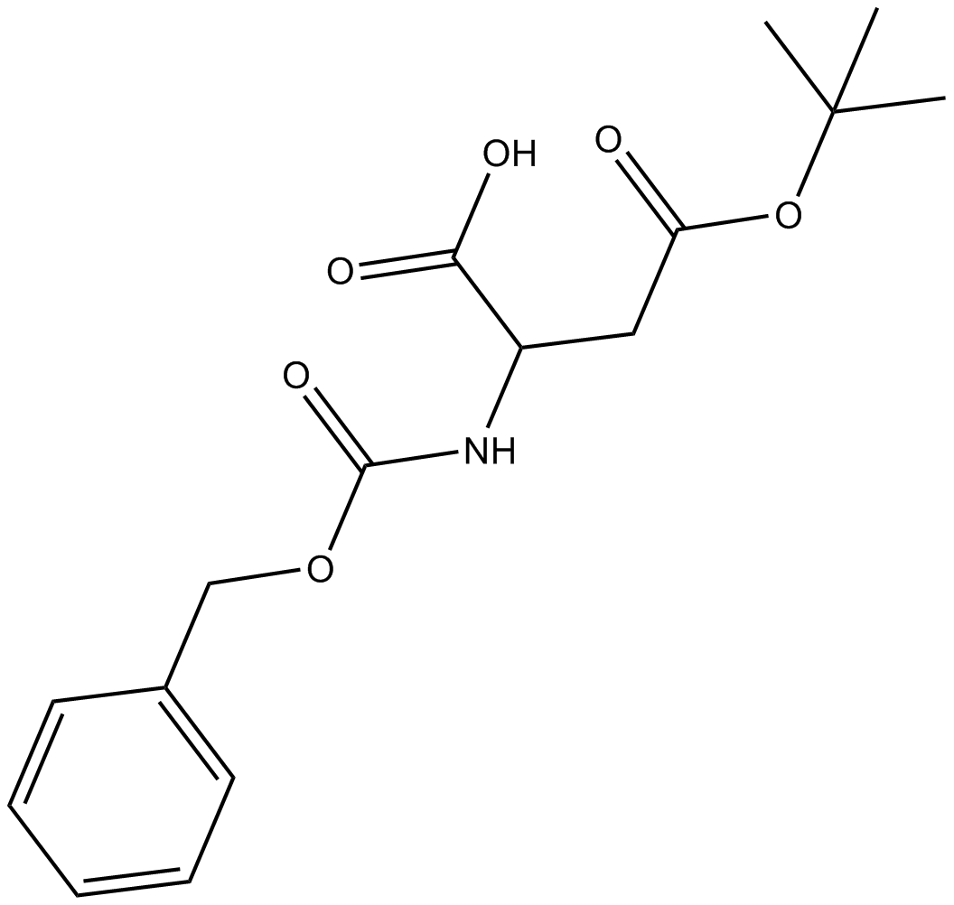 Z-Asp(OtBu)-OH·H2O Chemische Struktur