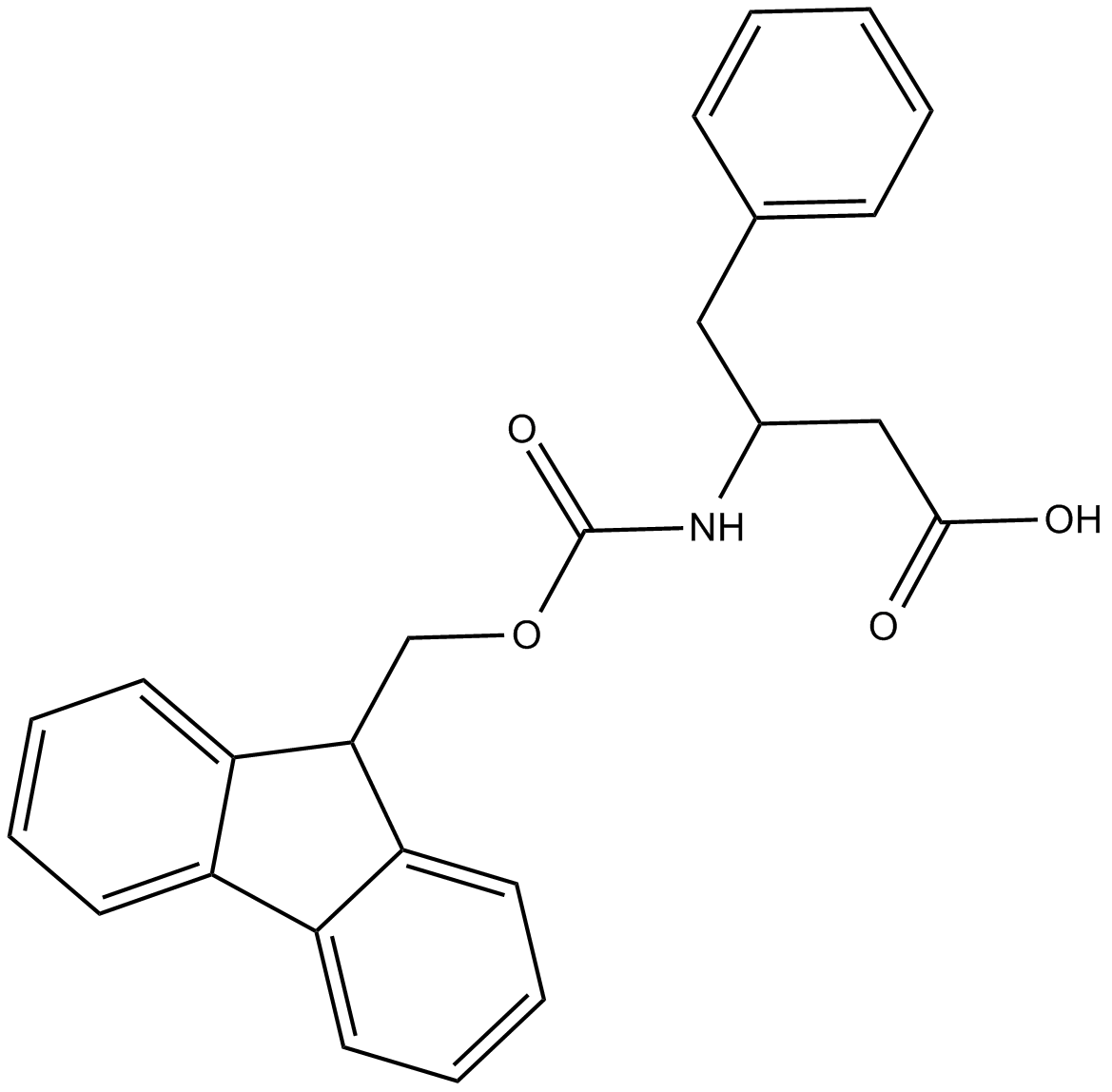 Fmoc-β-Homo-Phe-OH Chemical Structure