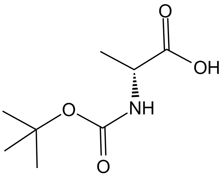 Boc-D-Ala-OH  Chemical Structure