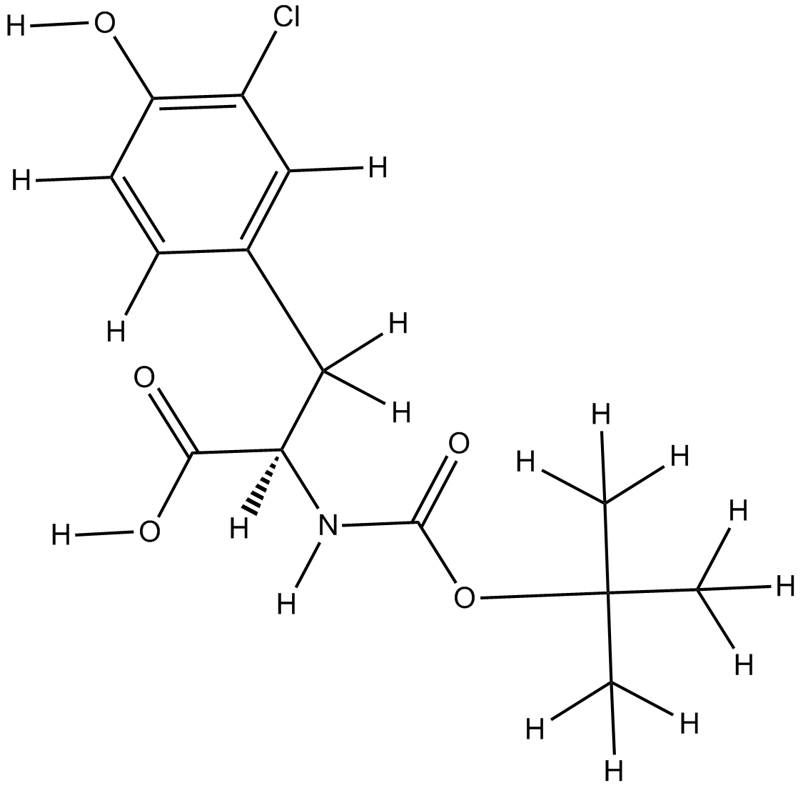 H-Tyr(3-Cl)-OH  Chemical Structure