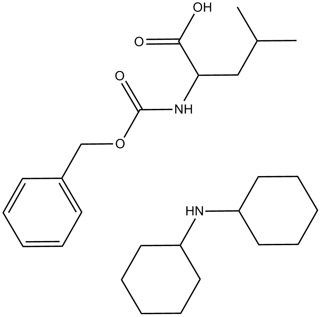 Z-D-Leu-OH·DCHA  Chemical Structure