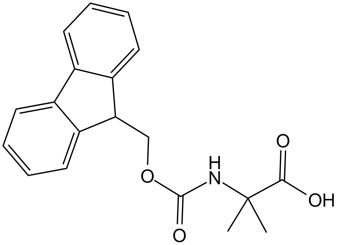 Fmoc-Aib-OH Chemische Struktur